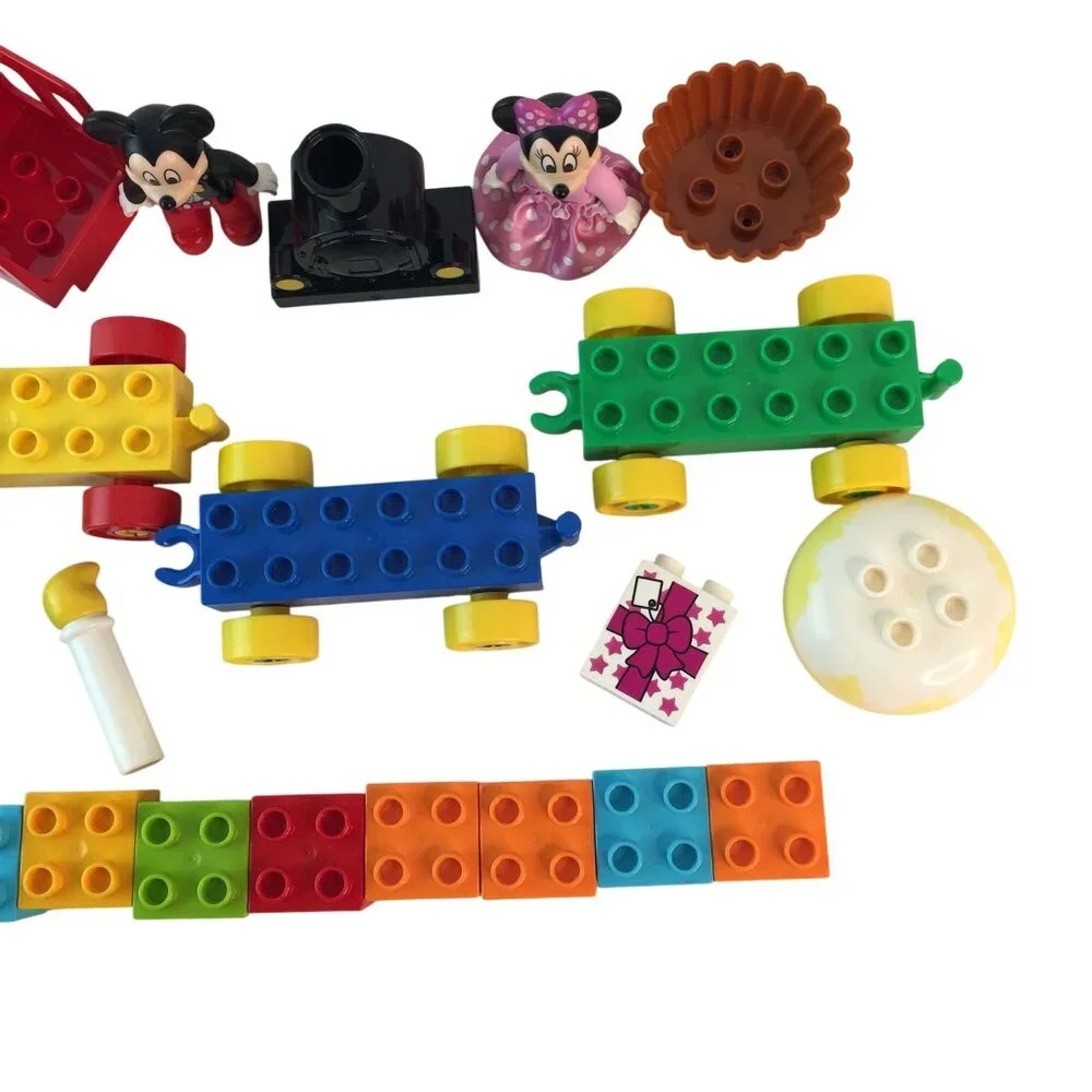 Lego Duplo Mickey & Minnie Birthday Parade 10597 Number Train Disney Incomplete‎